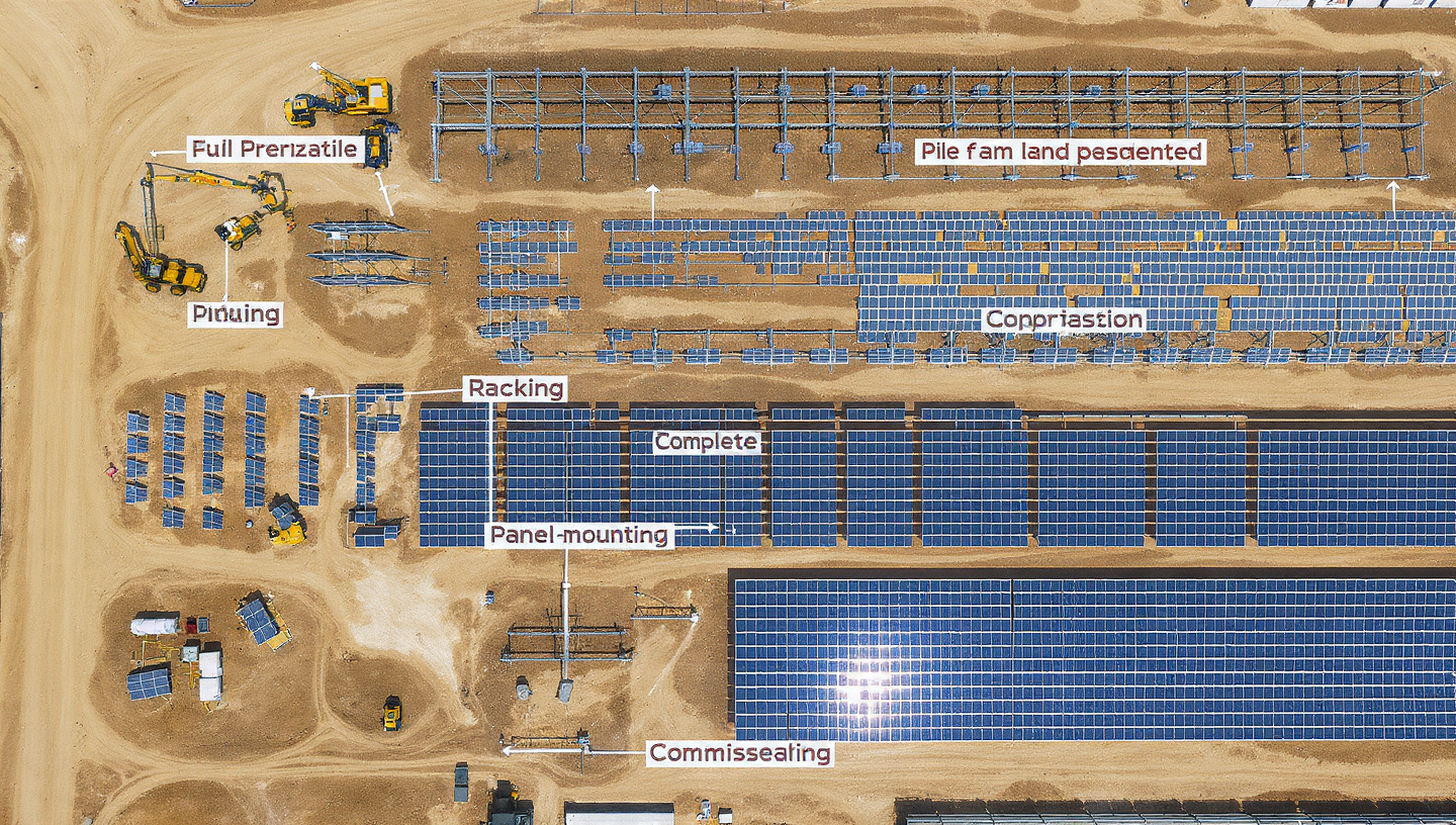 Project site with operational assets